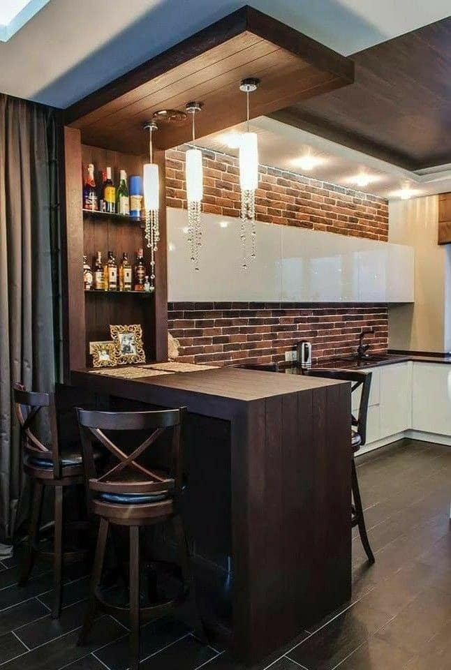 41 idées pour avoir une petit bar sympa à la maison 9