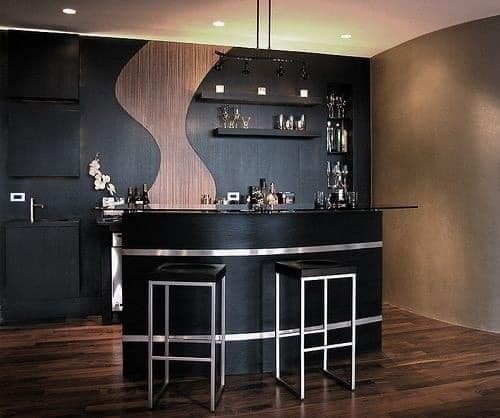 41 idées pour avoir une petit bar sympa à la maison 10