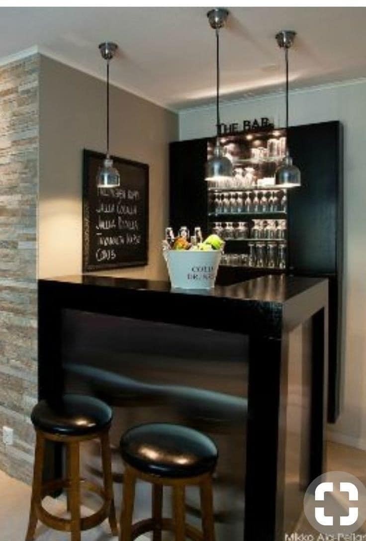 41 idées pour avoir une petit bar sympa à la maison 15