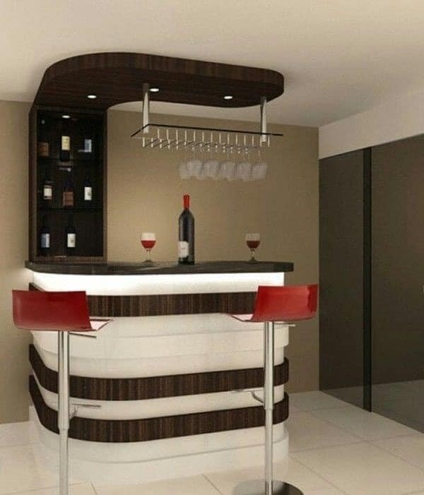 41 idées pour avoir une petit bar sympa à la maison 19
