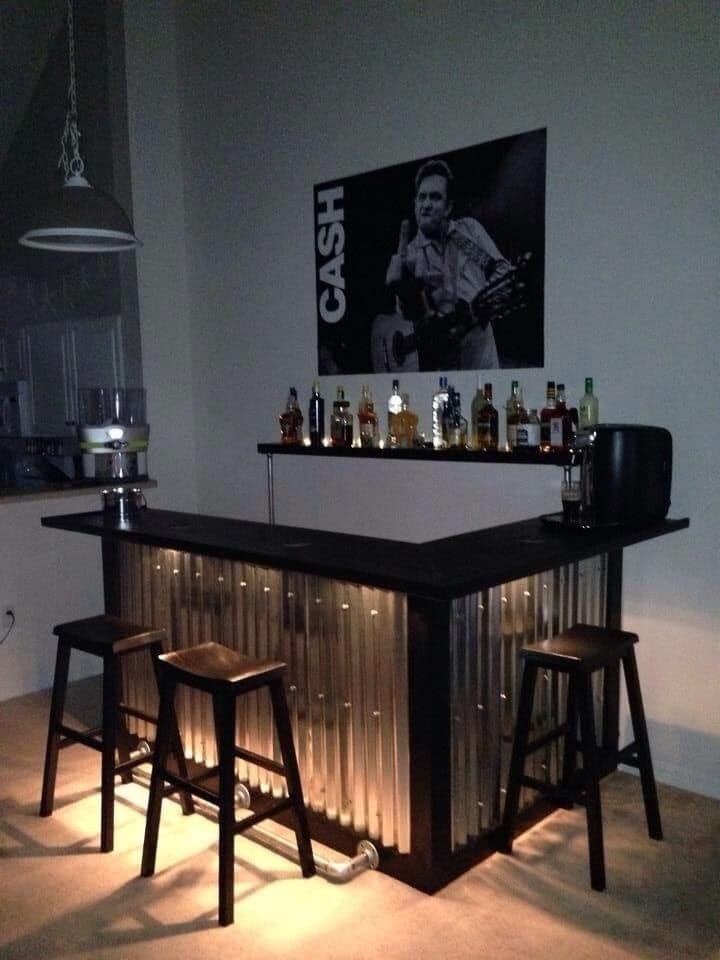 41 idées pour avoir une petit bar sympa à la maison 2