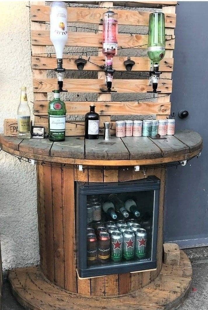 41 idées pour avoir une petit bar sympa à la maison 21