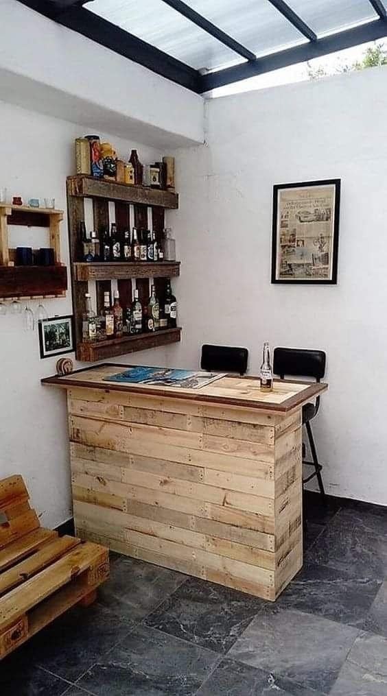 41 idées pour avoir une petit bar sympa à la maison 24