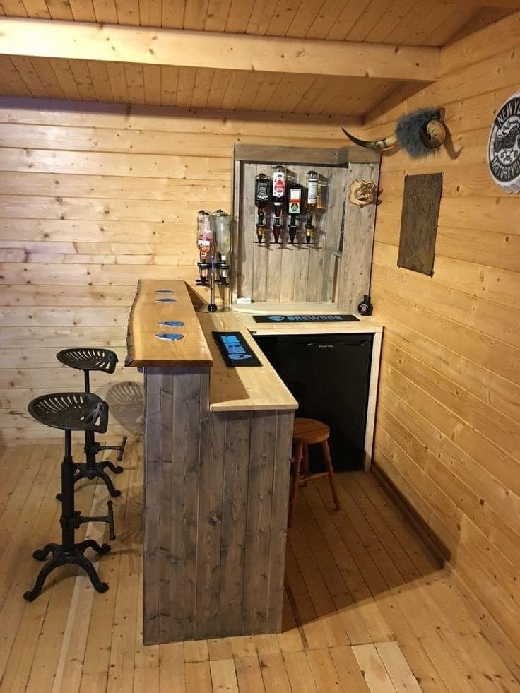 41 idées pour avoir une petit bar sympa à la maison 4