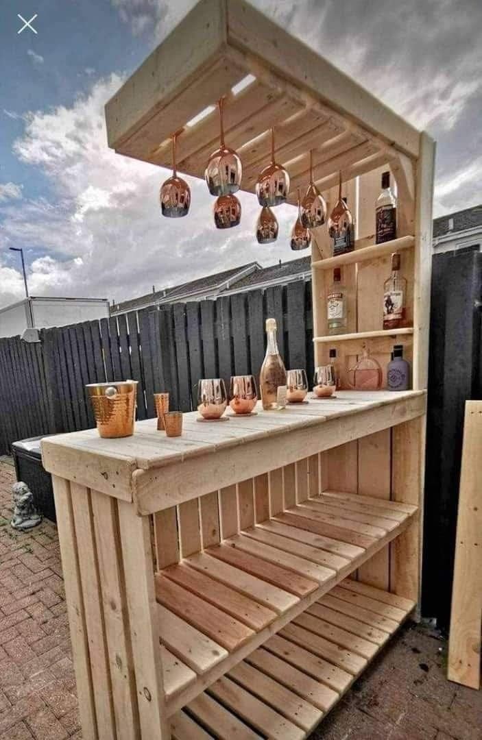 41 idées pour avoir une petit bar sympa à la maison 28