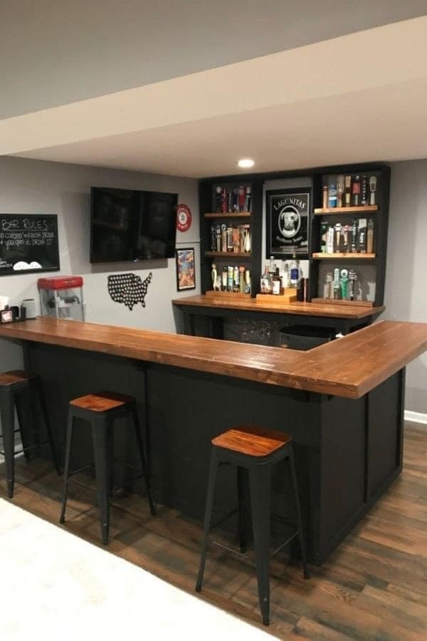 41 idées pour avoir une petit bar sympa à la maison 37