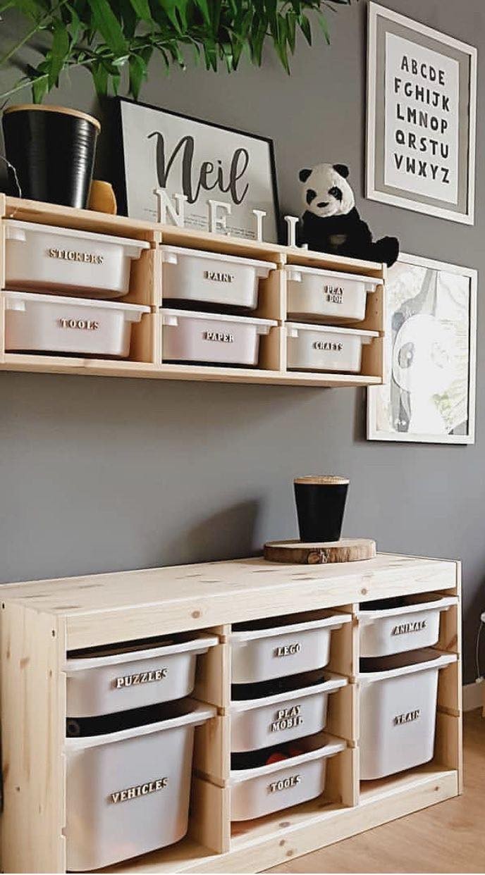 13 idées pour créer des rangements pratiques pour les jouets 8 13 idées pour créer des rangements pratiques pour les jouets 8