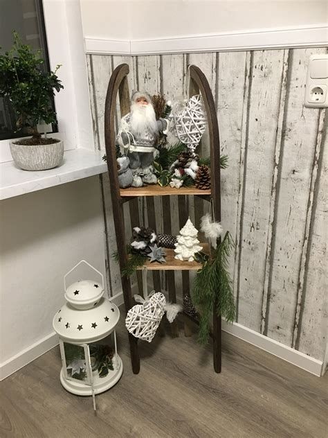 17 Décorations de Noël avec une luge en bois 15 17 Décorations de Noël avec une luge en bois 15