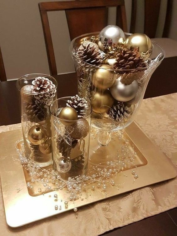 41 Déco de Noël faciles à faire avec une vase ou un verre 3 41 Déco de Noël faciles à faire avec une vase ou un verre 3