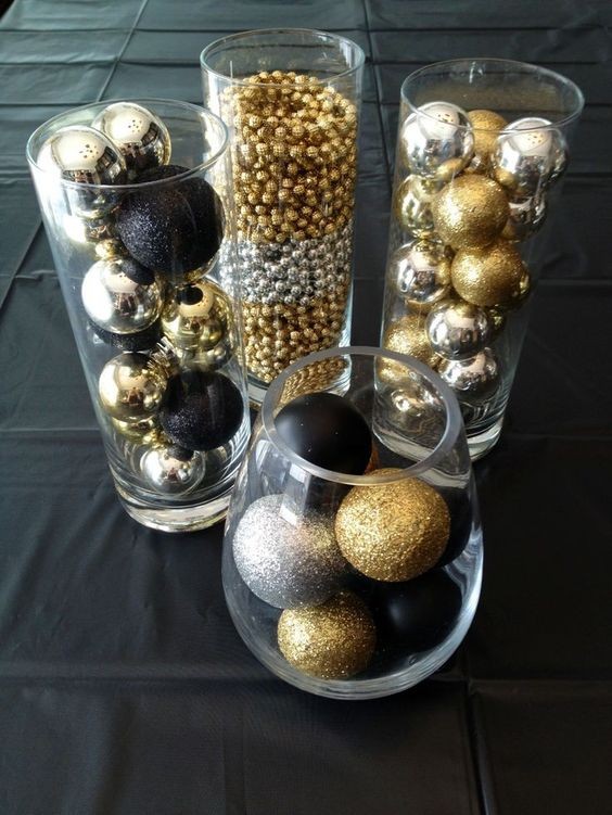 41 Déco de Noël faciles à faire avec une vase ou un verre 5 41 Déco de Noël faciles à faire avec une vase ou un verre 5