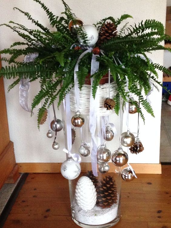 41 Déco de Noël faciles à faire avec une vase ou un verre 13 41 Déco de Noël faciles à faire avec une vase ou un verre 13