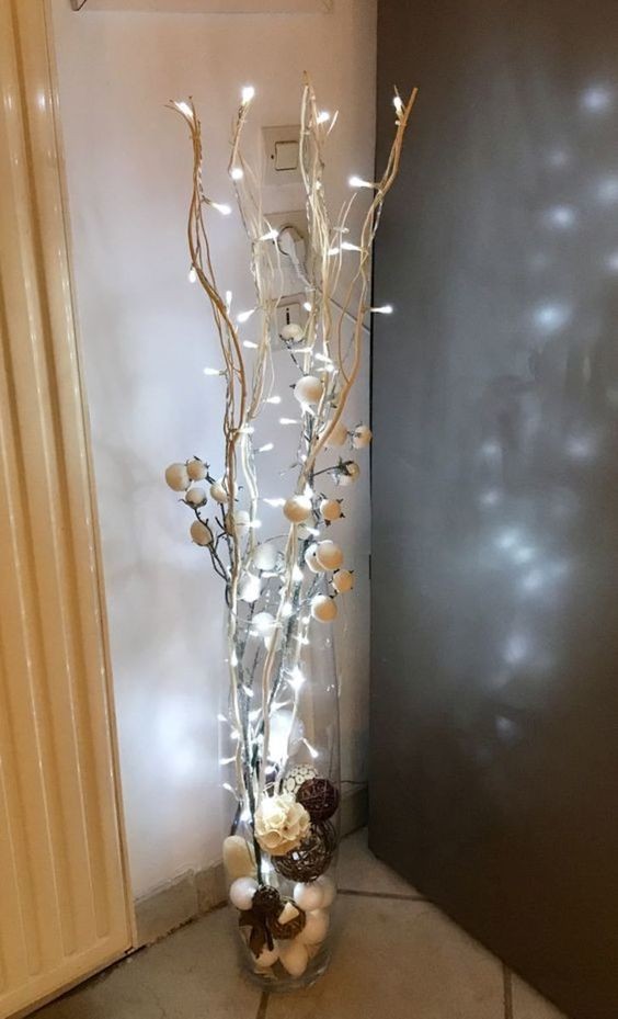 41 Déco de Noël faciles à faire avec une vase ou un verre 16 41 Déco de Noël faciles à faire avec une vase ou un verre 16