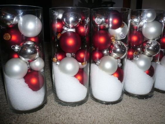 41 Déco de Noël faciles à faire avec une vase ou un verre 35 41 Déco de Noël faciles à faire avec une vase ou un verre 35