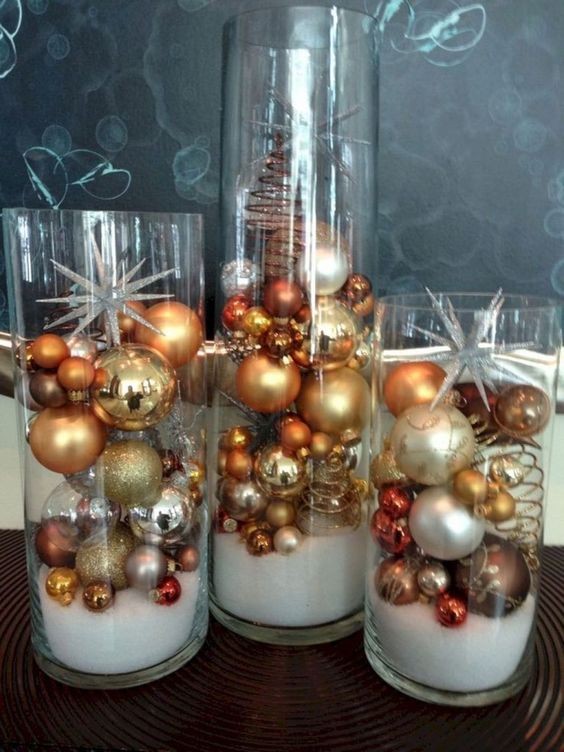 41 Déco de Noël faciles à faire avec une vase ou un verre 41 41 Déco de Noël faciles à faire avec une vase ou un verre 41