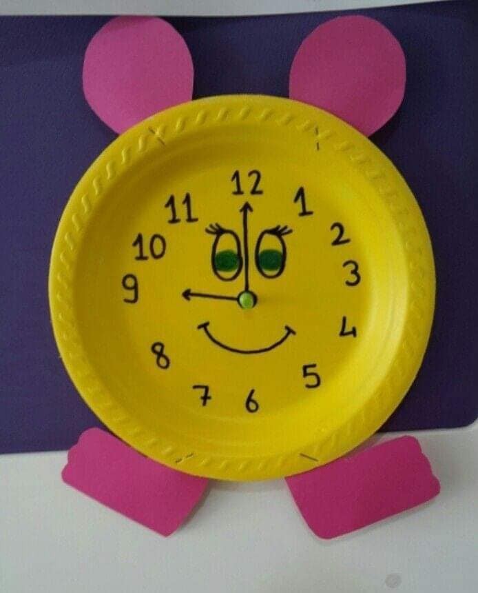 25 activités manuelles horloge pour les enfants 1 25 activités manuelles horloge pour les enfants 1