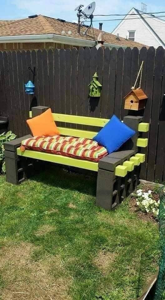 10 Idées créatives incroyables à réaliser avec des parpaings 9