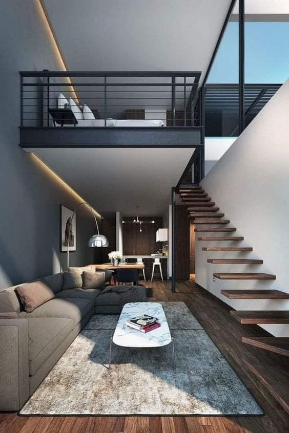 9 idées pour aménager un duplex à double hauteur 5 9 idées pour aménager un duplex à double hauteur 5