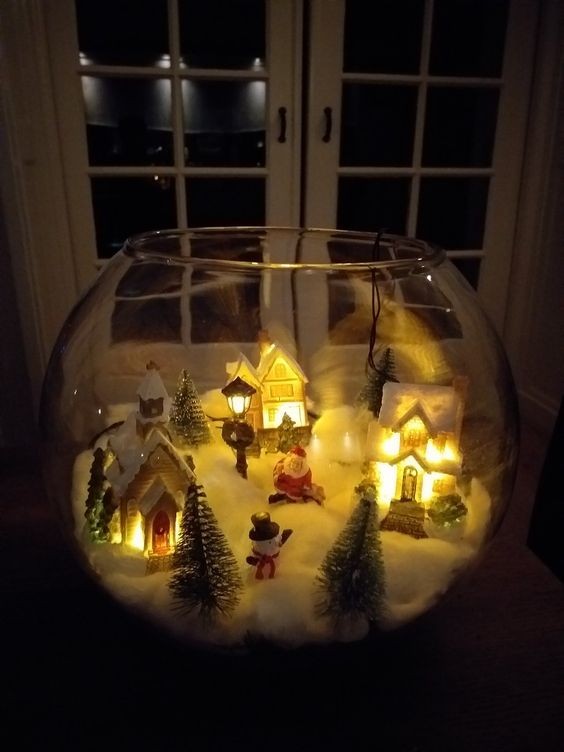 21 Déco de Noël à faire dans un bocal en verre 6 21 Déco de Noël à faire dans un bocal en verre 6