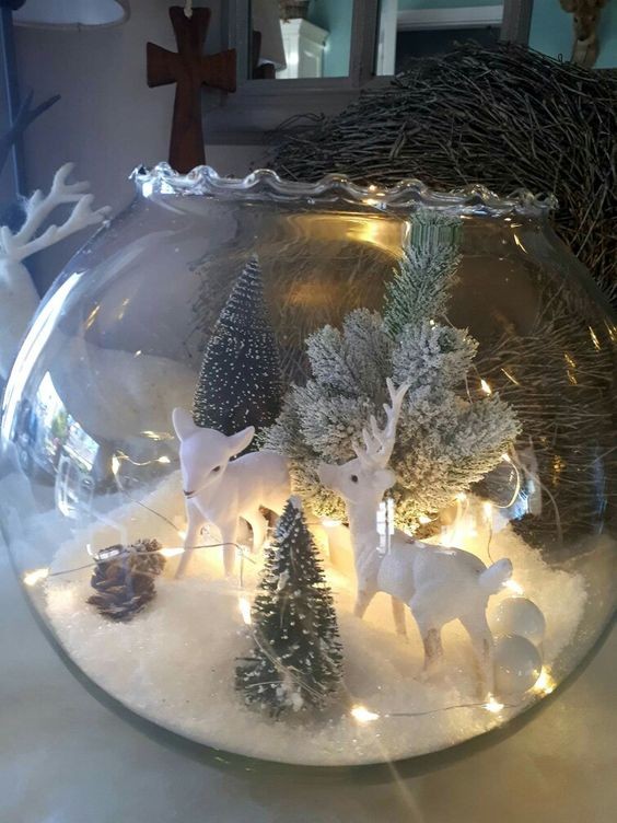 21 Déco de Noël à faire dans un bocal en verre 9 21 Déco de Noël à faire dans un bocal en verre 9