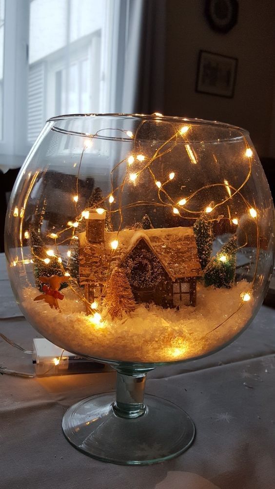 21 Déco de Noël à faire dans un bocal en verre 10 21 Déco de Noël à faire dans un bocal en verre 10