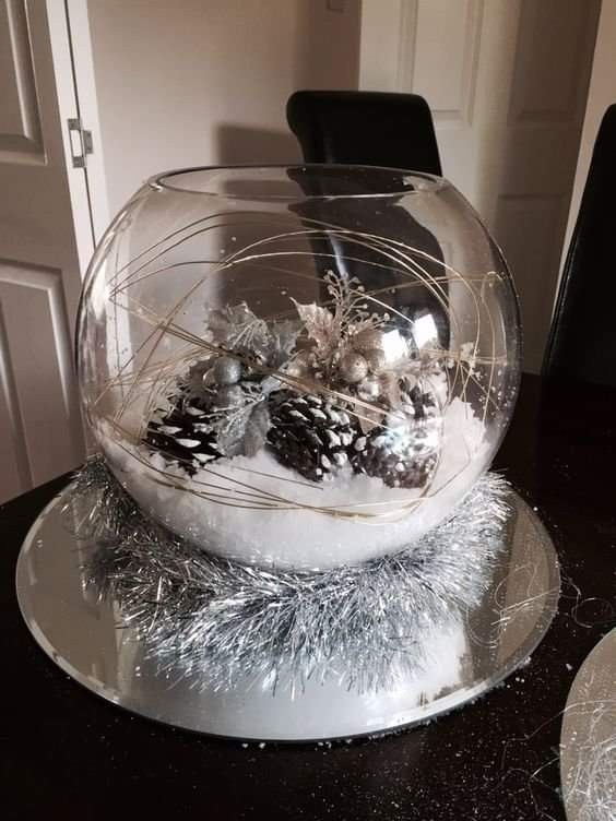 21 Déco de Noël à faire dans un bocal en verre 14 21 Déco de Noël à faire dans un bocal en verre 14