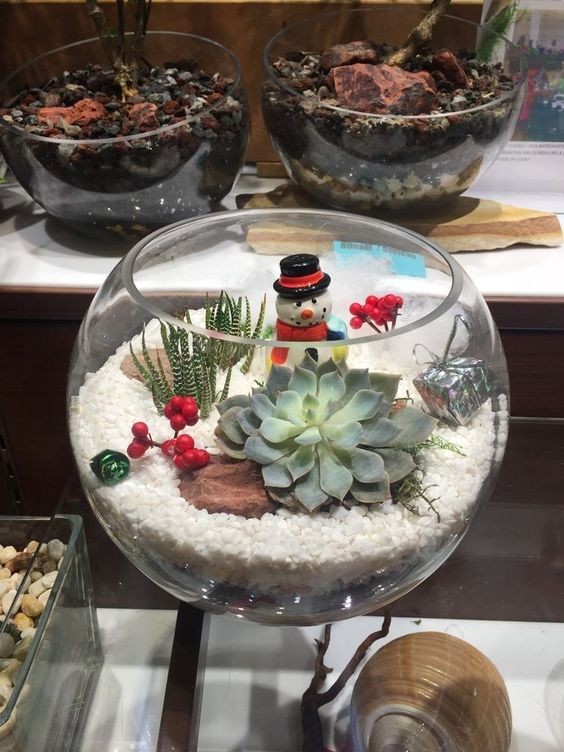 21 Déco de Noël à faire dans un bocal en verre 21 21 Déco de Noël à faire dans un bocal en verre 21