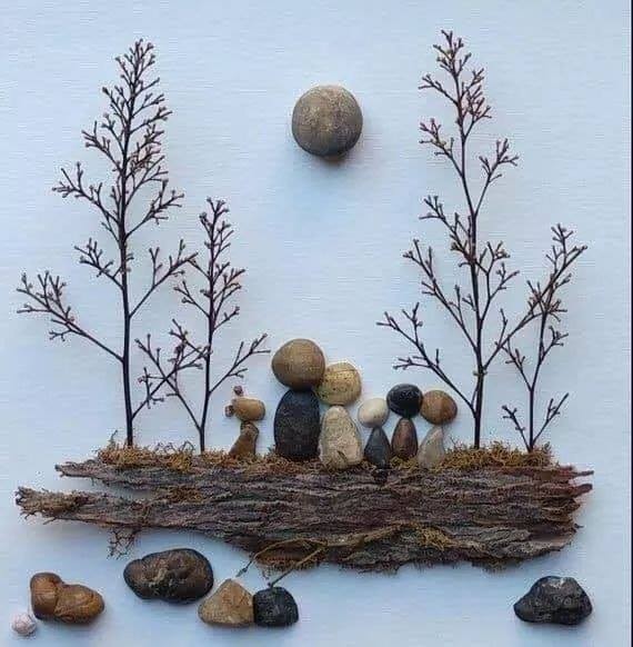 60 idées d'art à faire soi-même avec des pierres 8 60 idées d'art à faire soi-même avec des pierres 8