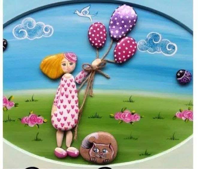 60 idées d'art à faire soi-même avec des pierres 23 60 idées d'art à faire soi-même avec des pierres 23