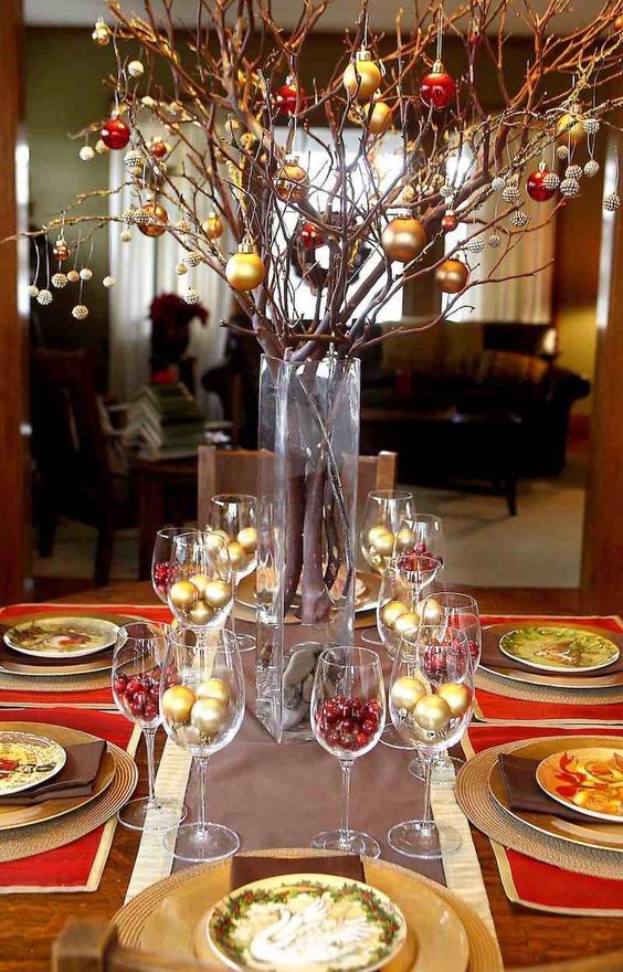 80 centres de Table de Noël pour s'inspirer 10 80 centres de Table de Noël pour s'inspirer 10