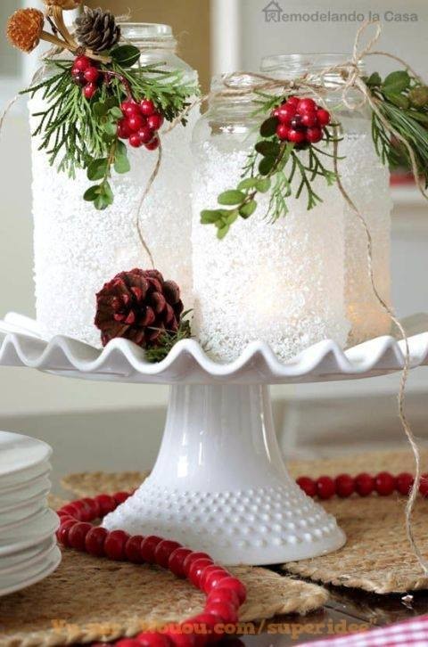 80 centres de Table de Noël pour s'inspirer 17 80 centres de Table de Noël pour s'inspirer 17