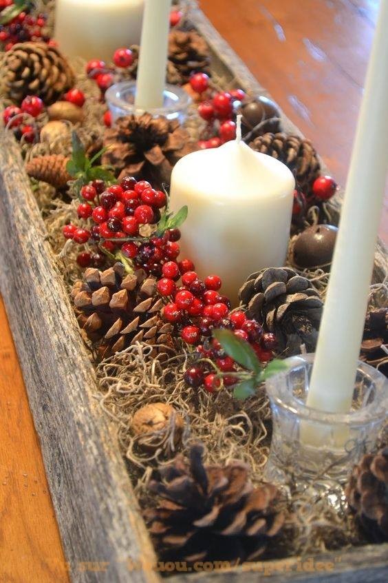 80 centres de Table de Noël pour s'inspirer 29 80 centres de Table de Noël pour s'inspirer 29