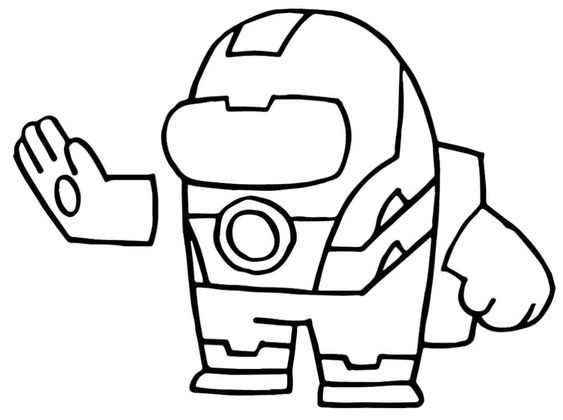 52 Coloriages Among Us Gratuits à Imprimer 1 52 Coloriages Among Us Gratuits à Imprimer 1