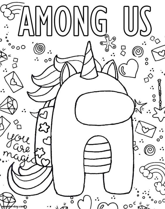 52 Coloriages Among Us Gratuits à Imprimer 17 52 Coloriages Among Us Gratuits à Imprimer 17
