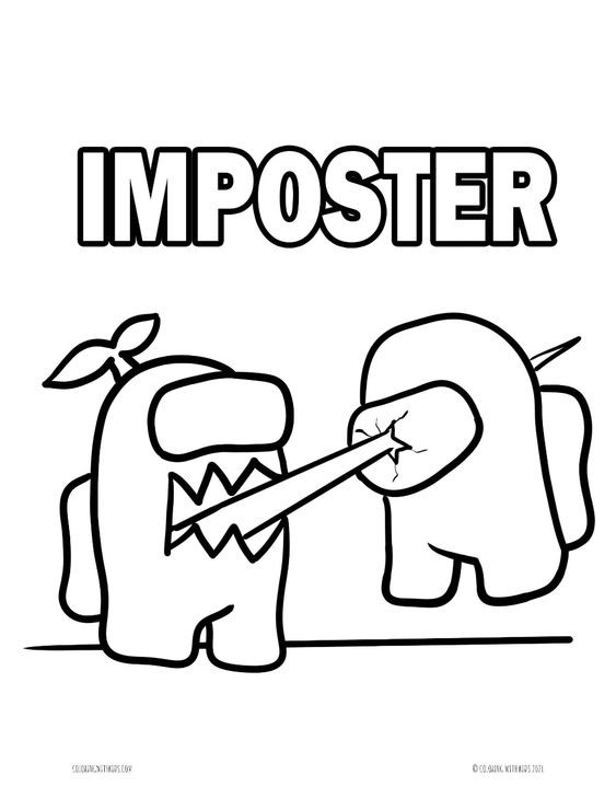 52 Coloriages Among Us Gratuits à Imprimer 19 52 Coloriages Among Us Gratuits à Imprimer 19