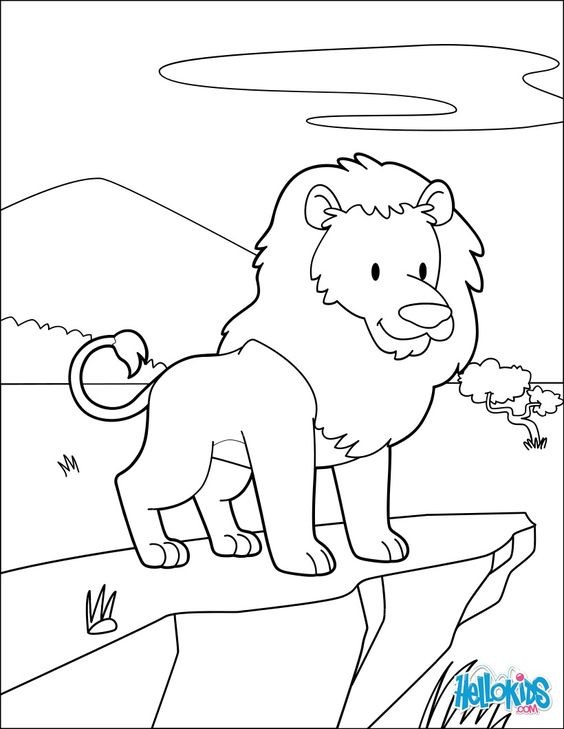 56 Coloriages Lion Gratuits à Imprimer 34 56 Coloriages Lion Gratuits à Imprimer 34