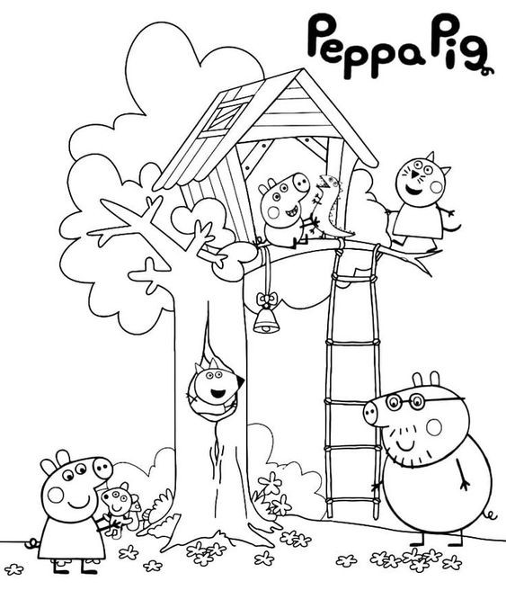 44 Coloriages Peppa Pig Gratuits à Imprimer 5 44 Coloriages Peppa Pig Gratuits à Imprimer 5