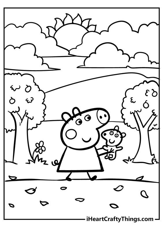44 Coloriages Peppa Pig Gratuits à Imprimer 12 44 Coloriages Peppa Pig Gratuits à Imprimer 12