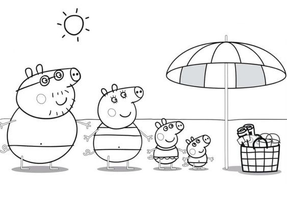 44 Coloriages Peppa Pig Gratuits à Imprimer 43 44 Coloriages Peppa Pig Gratuits à Imprimer 43