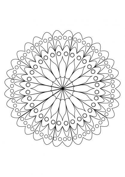 48 Coloriages Mandalas Gratuits à Imprimer 8 48 Coloriages Mandalas Gratuits à Imprimer 8