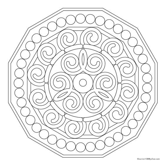 48 Coloriages Mandalas Gratuits à Imprimer 13 48 Coloriages Mandalas Gratuits à Imprimer 13