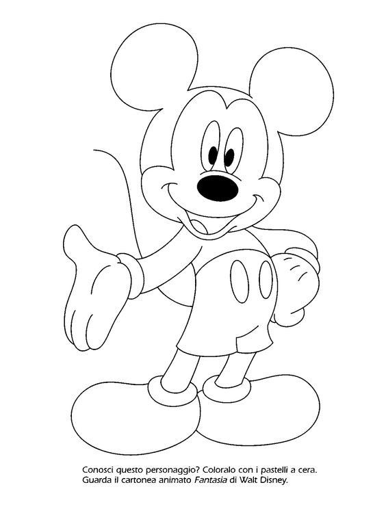 43 Coloriages Mickey Gratuits à Imprimer 3