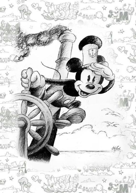 43 Coloriages Mickey Gratuits à Imprimer 4