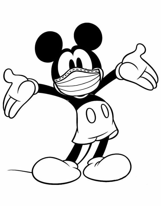 43 Coloriages Mickey Gratuits à Imprimer 13