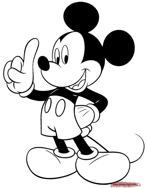 43 Coloriages Mickey Gratuits à Imprimer 16