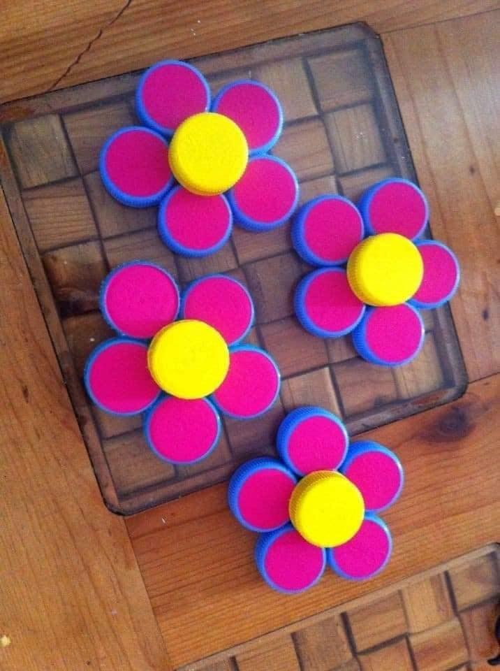 22 activités manuelles pour enfant avec des bouchons de bouteille 8