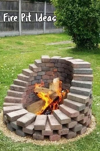 16 Feux de jardin en briques faciles à faire en moins de 30 minutes 15 16 Feux de jardin en briques faciles à faire en moins de 30 minutes 15