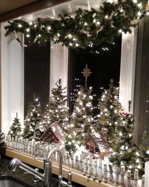 12 Idées de déco de Noël pour embellir la fenêtre 8 12 Idées de déco de Noël pour embellir la fenêtre 8