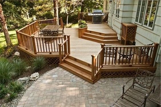 30 idées de terrasses en bois pour l'arrière de la maison 26 30 idées de terrasses en bois pour l'arrière de la maison 26