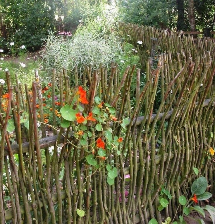 15 idées de clôtures en fibres naturelles 3