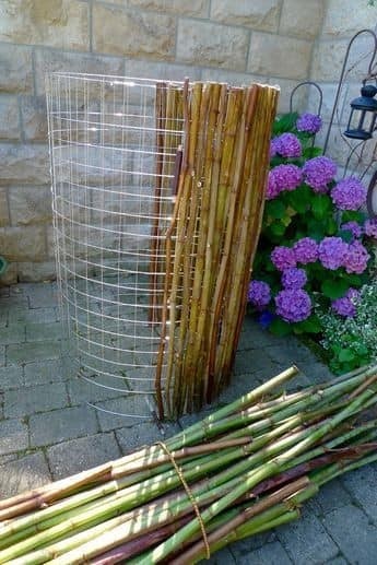 15 idées de clôtures en fibres naturelles 5